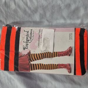 Girls Striped Tights